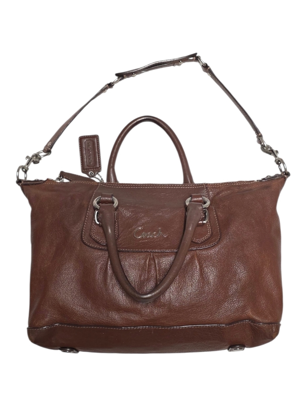 Coach Ashley Leather Satchel Bag